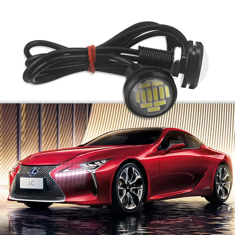 2PCS Eagle Eye LED 4014 12SMD 23MM DRL Daytime Running