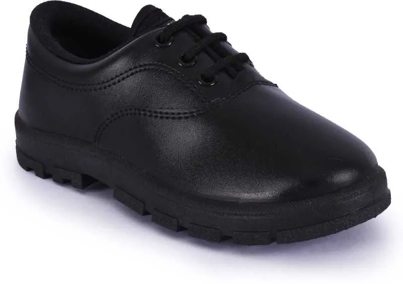 Action School Time Shoes Boy's Laces Black