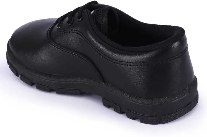 Action School Time Shoes Boy's Laces Black