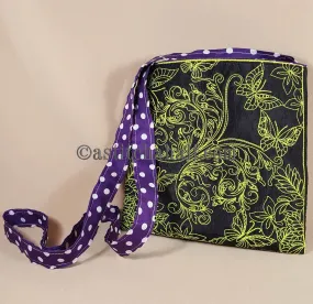 Chalk Board Butterfly Migration Cross Body Bag