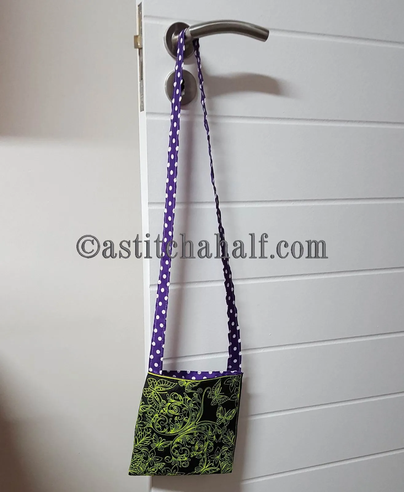 Chalk Board Butterfly Migration Cross Body Bag