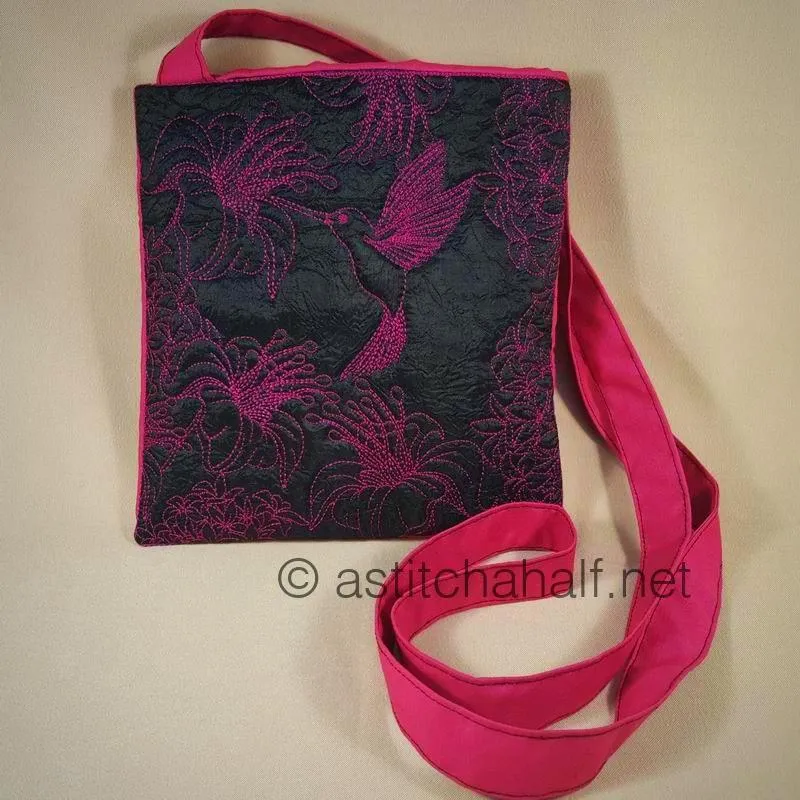 Chalk Board Duo Chalk Board Peacock and Sunbird Cross Body Bags