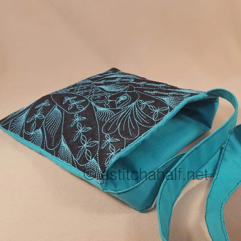 Chalk Board Duo Chalk Board Peacock and Sunbird Cross Body Bags