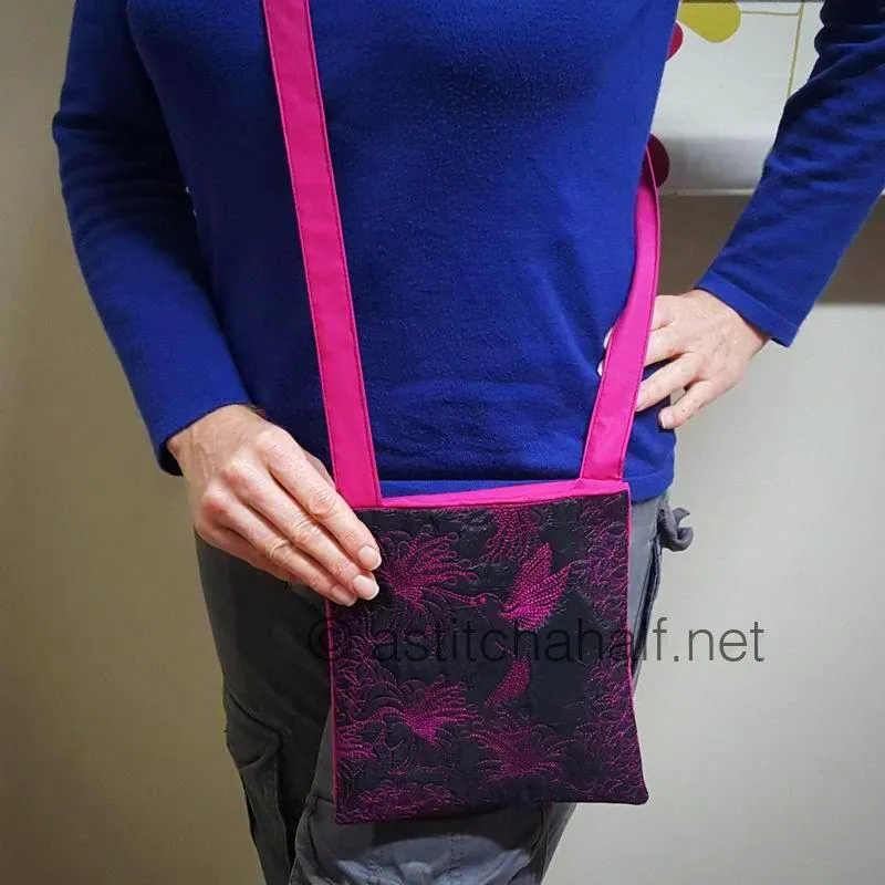 Chalk Board Duo Chalk Board Peacock and Sunbird Cross Body Bags