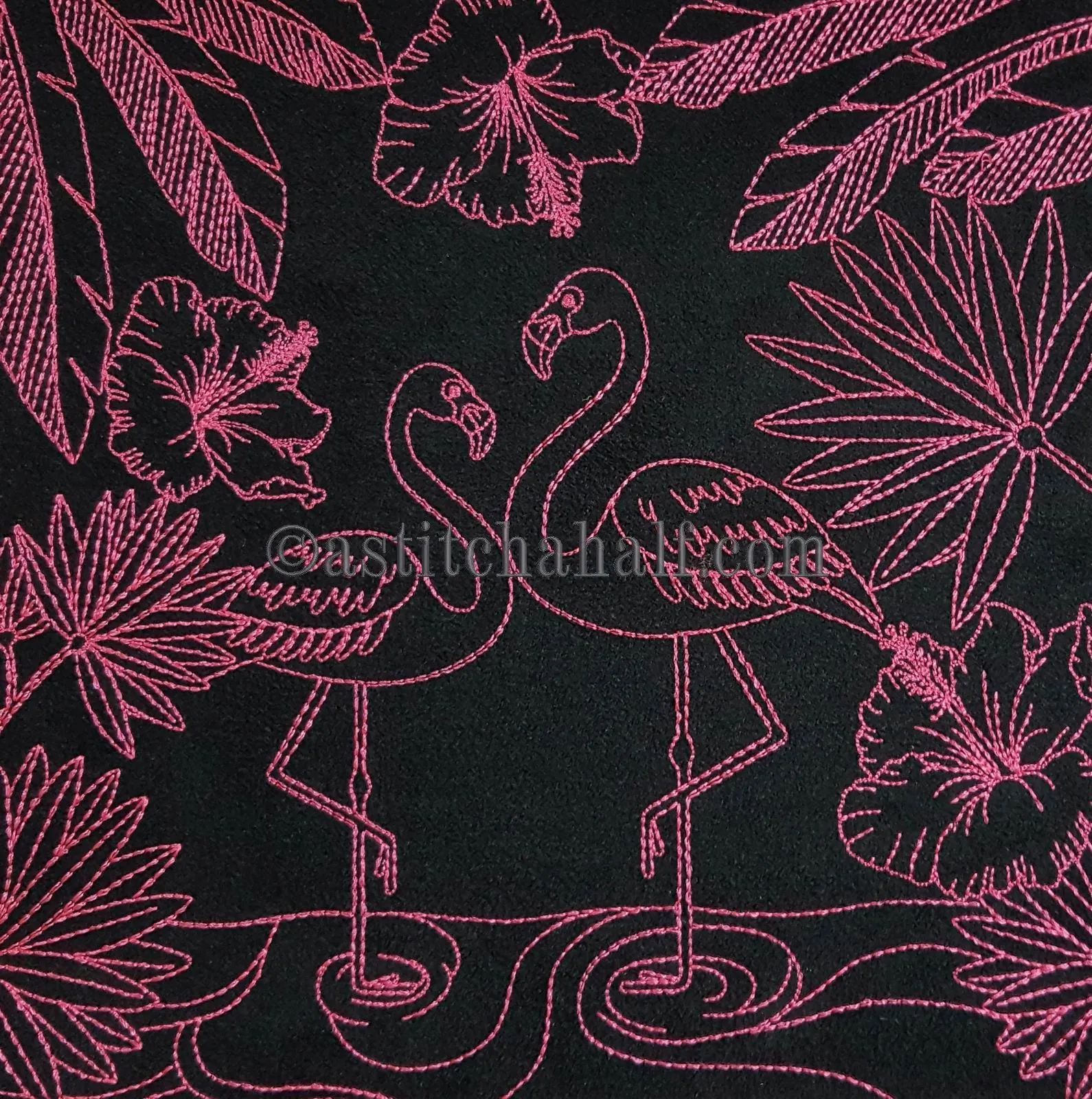 Chalk Board Flamingo Cross Body Bag
