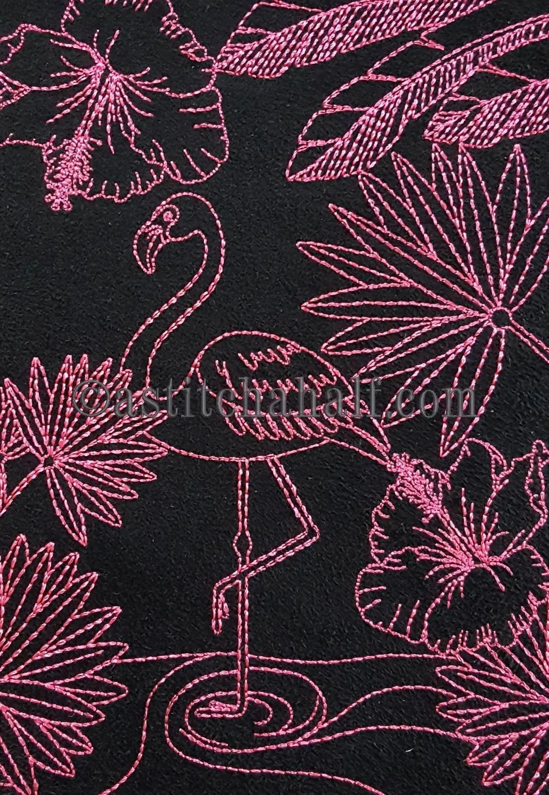 Chalk Board Flamingo Cross Body Bag
