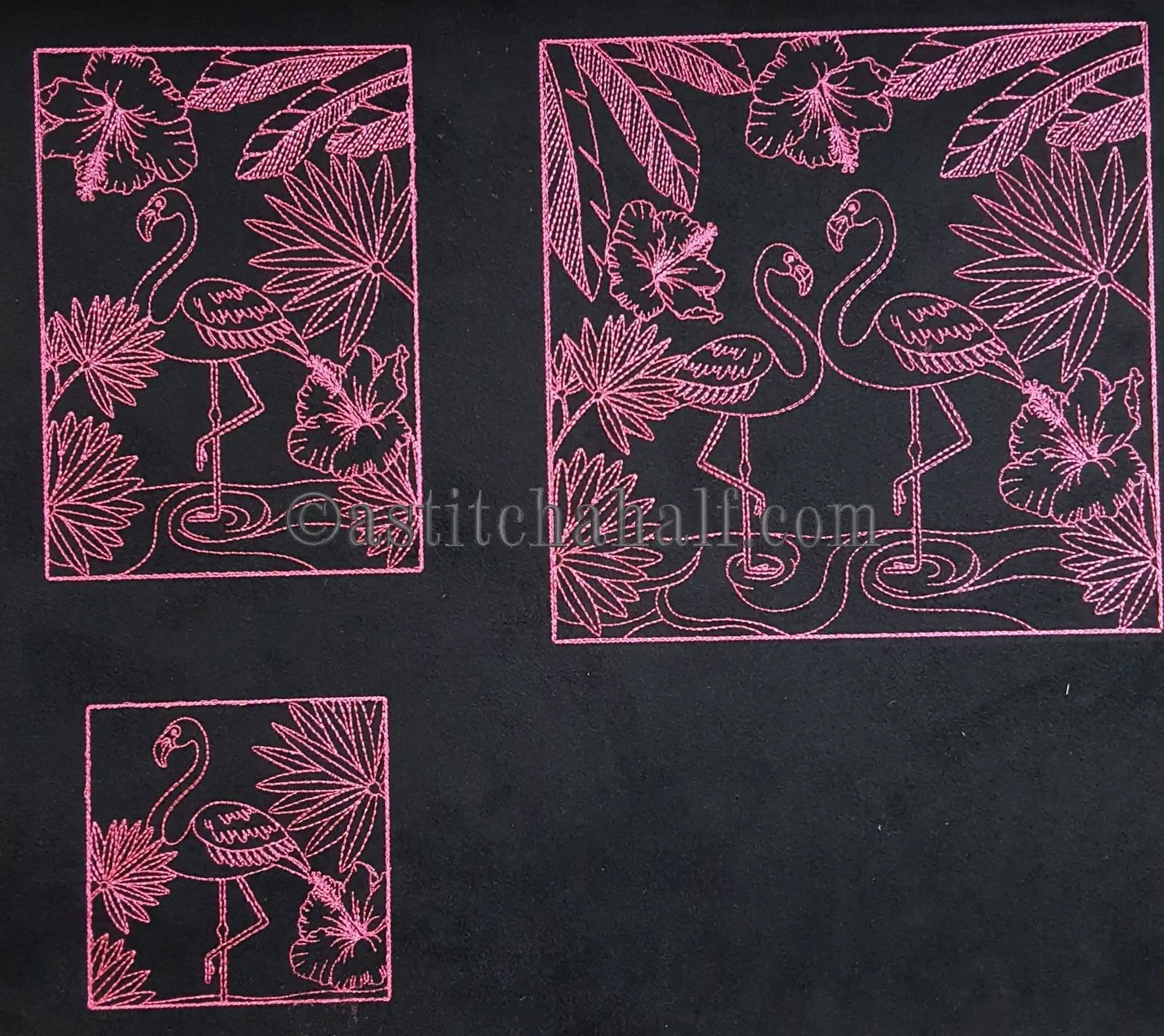 Chalk Board Flamingo Cross Body Bag