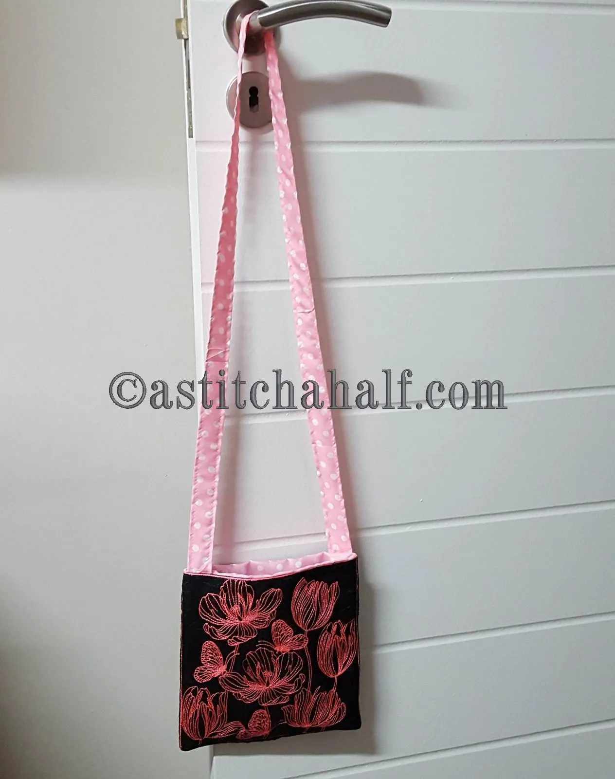 Chalk Board Tender Tulips Cross Body Bag