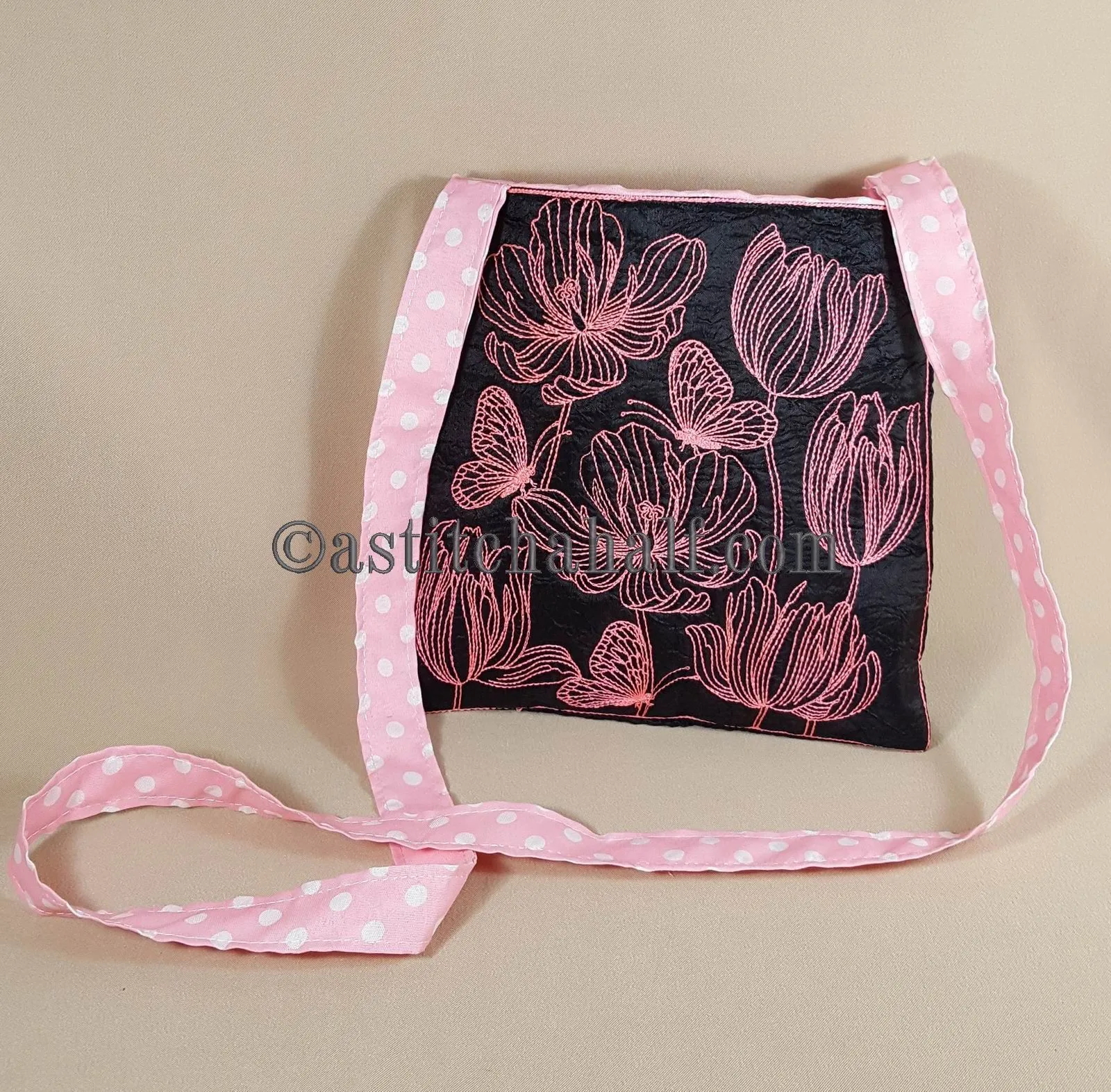Chalk Board Tender Tulips Cross Body Bag