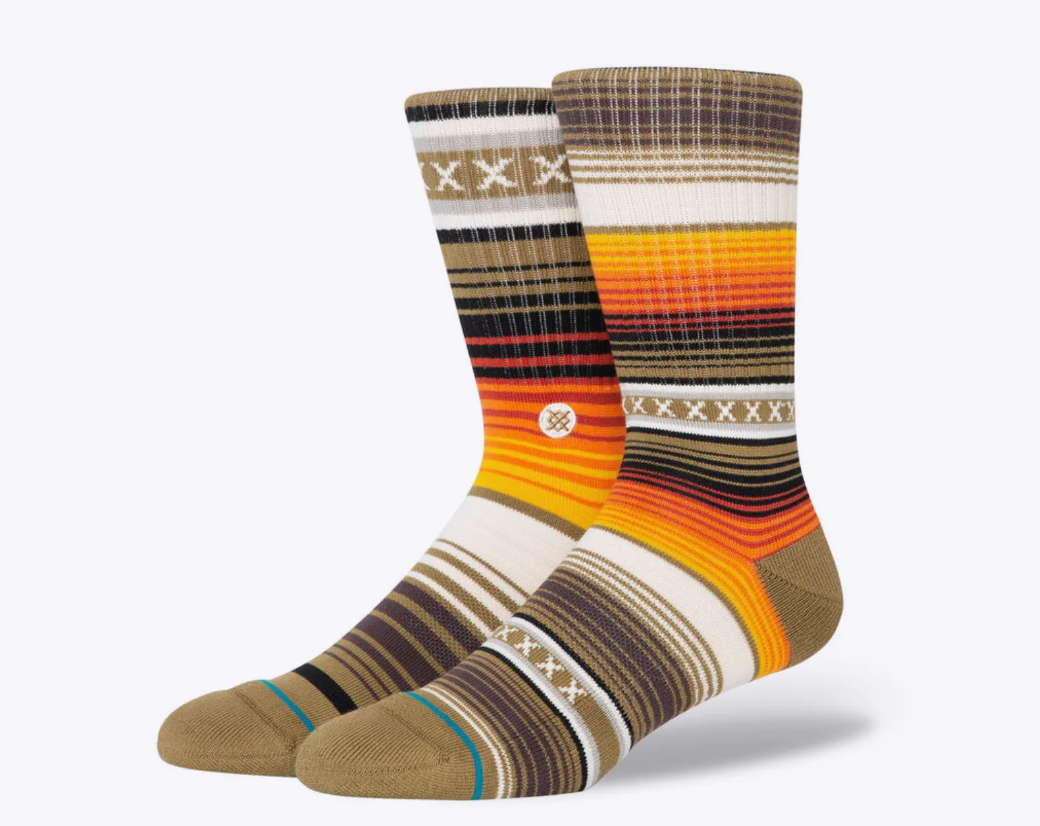 Curren Crew Socks- Dark Green