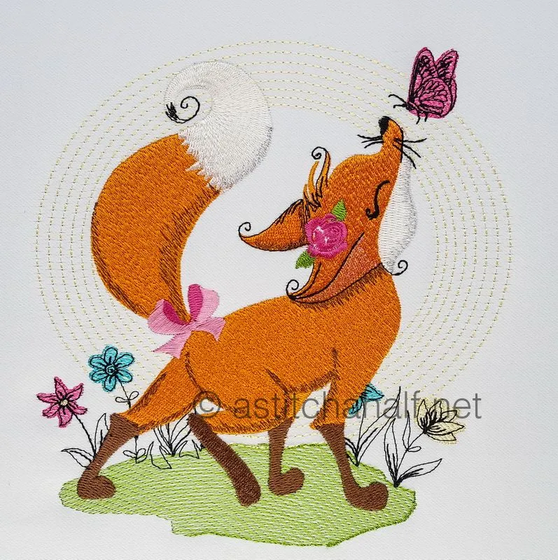 Fancy Fox Reading Pillow