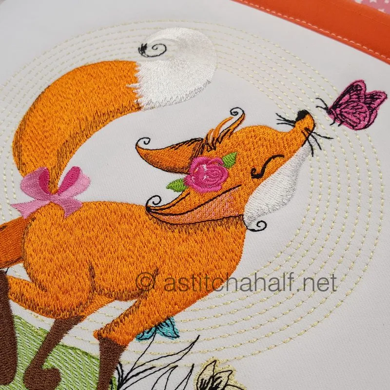Fancy Fox Reading Pillow