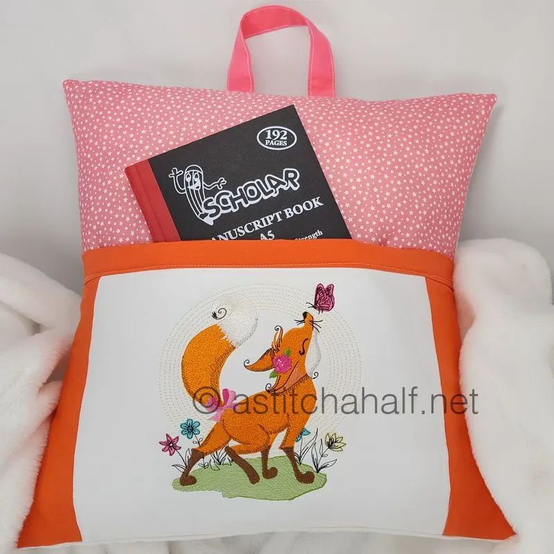 Fancy Fox Reading Pillow