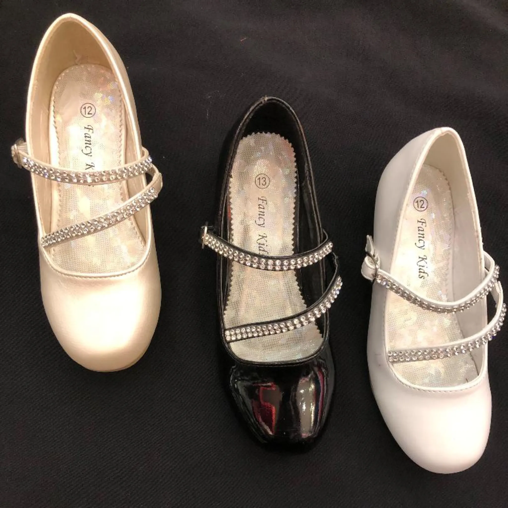 FK- DM36 Rhinestone Girls Shoes