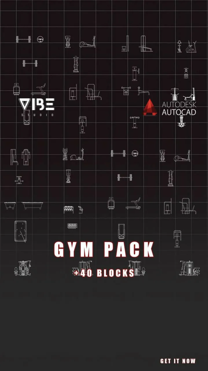 Gym CAD Blocks