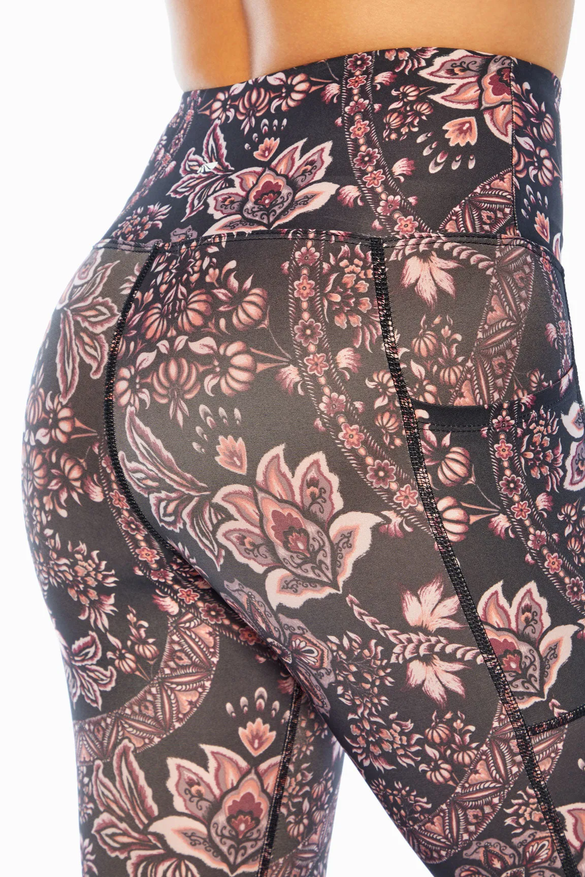 High Rise Side Pocket Ankle Legging