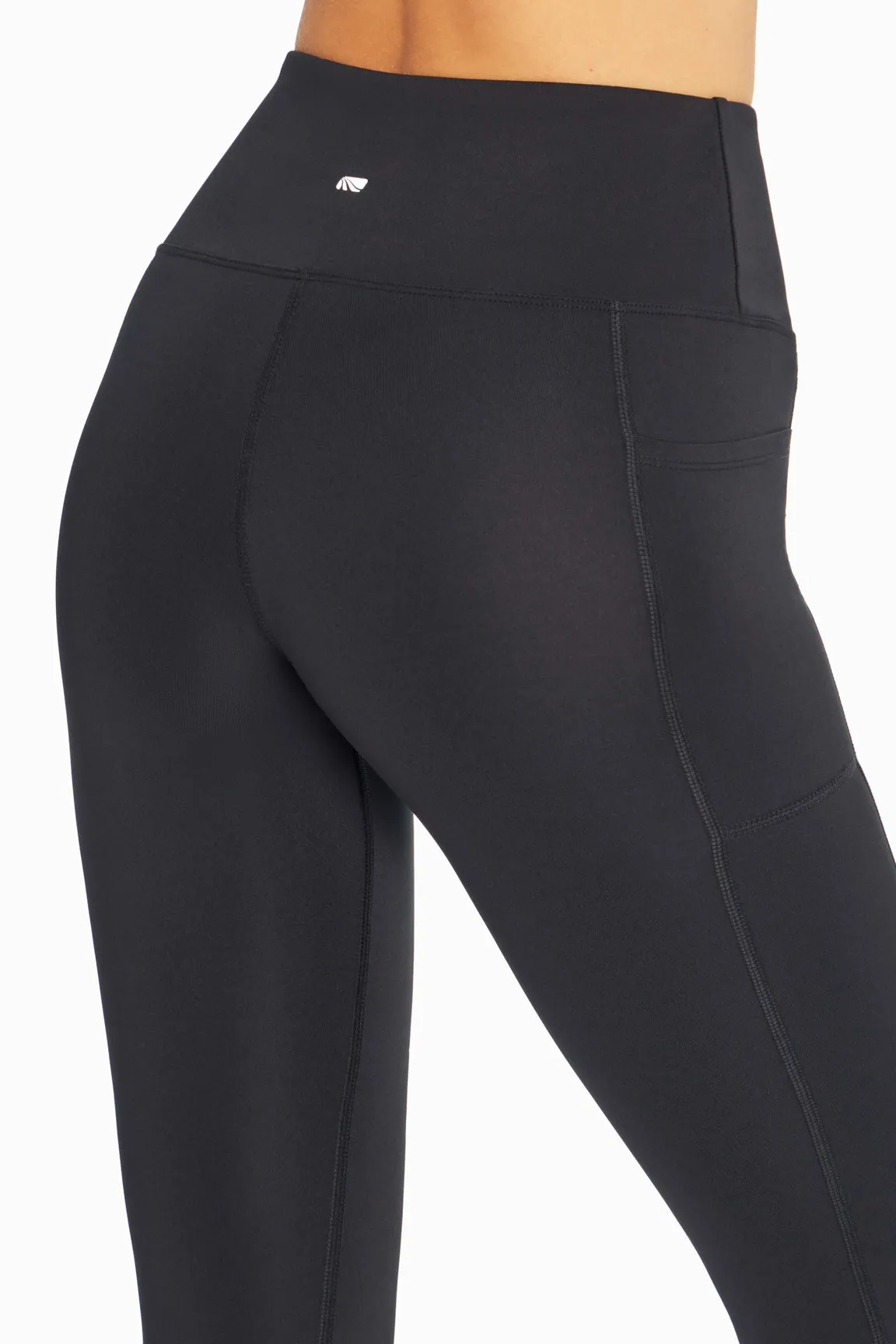 High Rise Side Pocket Ankle Legging