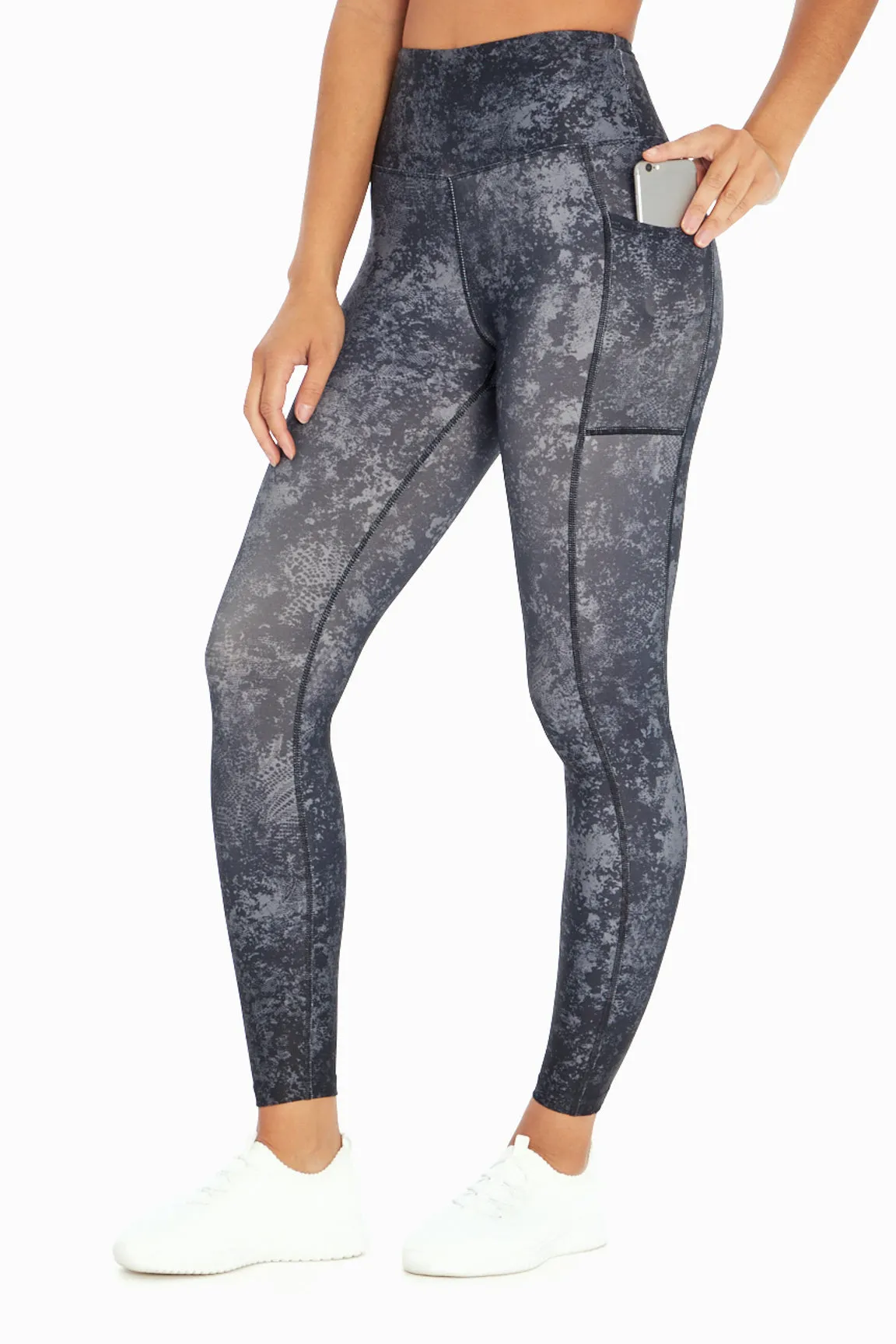 High Rise Side Pocket Ankle Legging