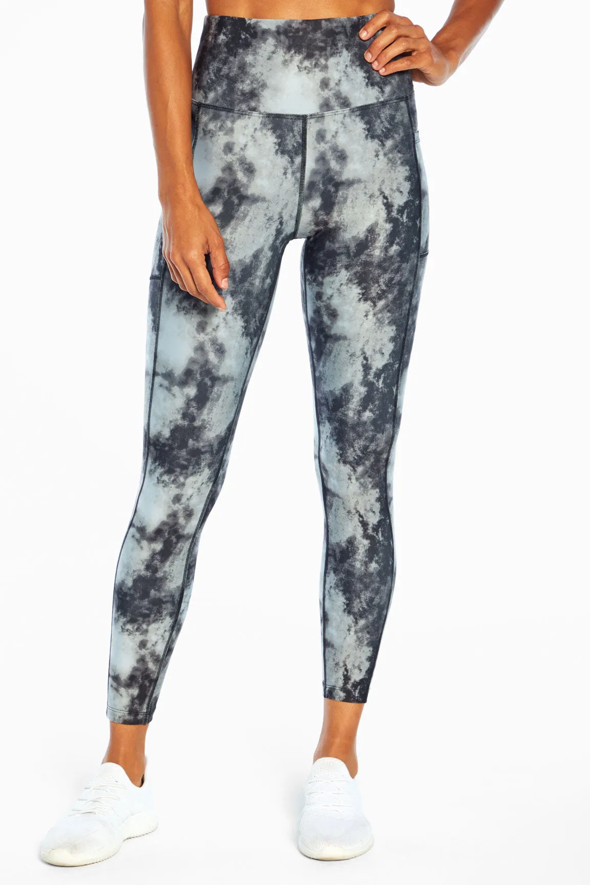 High Rise Side Pocket Ankle Legging