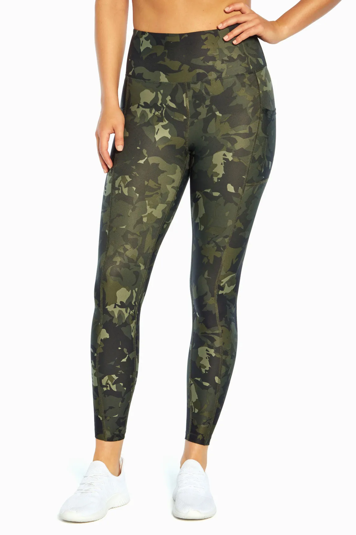 High Rise Side Pocket Ankle Legging