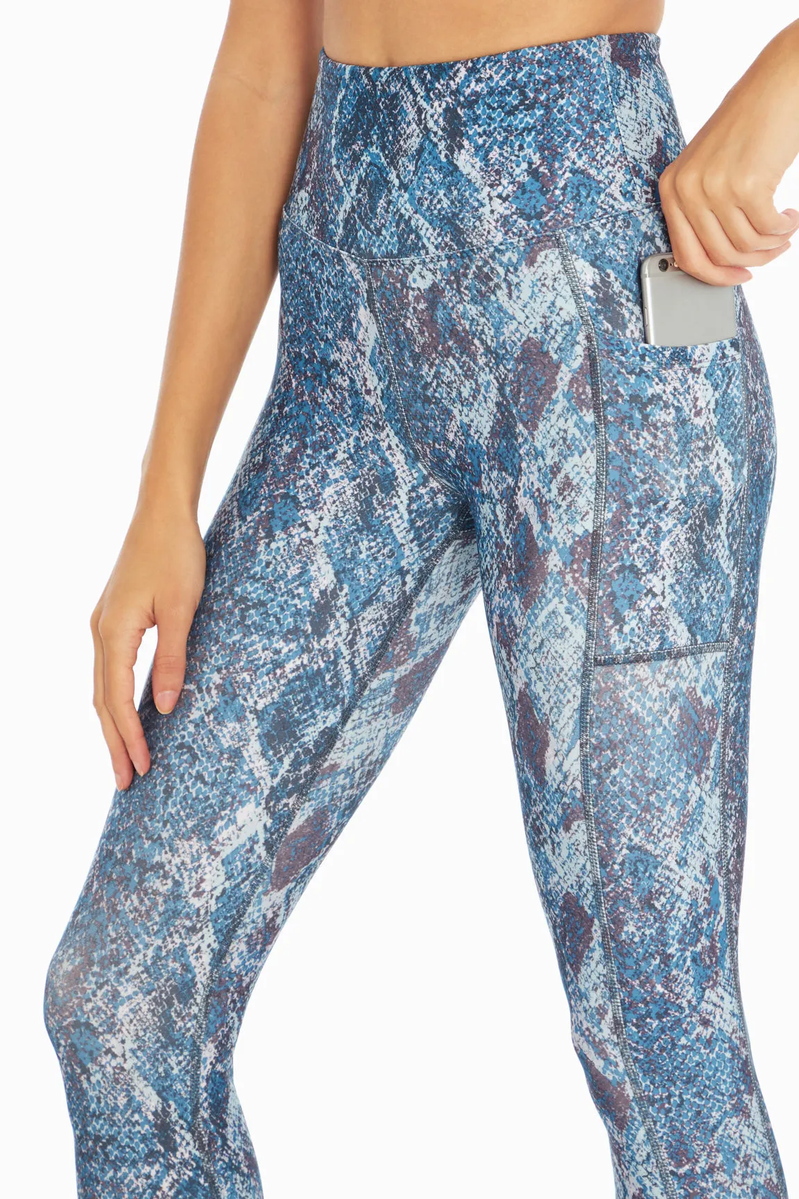 High Rise Side Pocket Ankle Legging