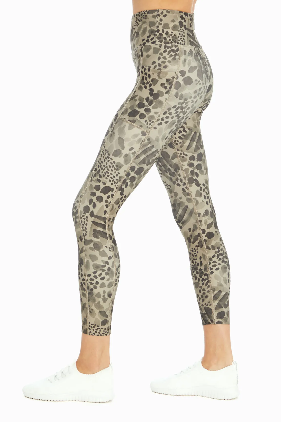 High Rise Side Pocket Ankle Legging