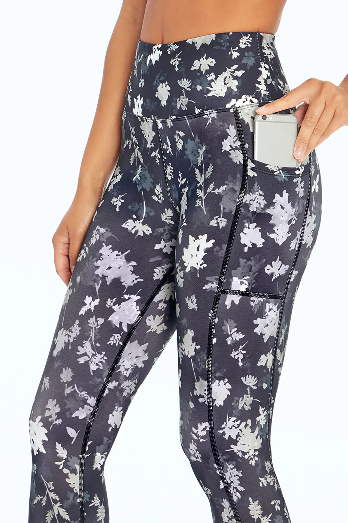 High Rise Side Pocket Ankle Legging