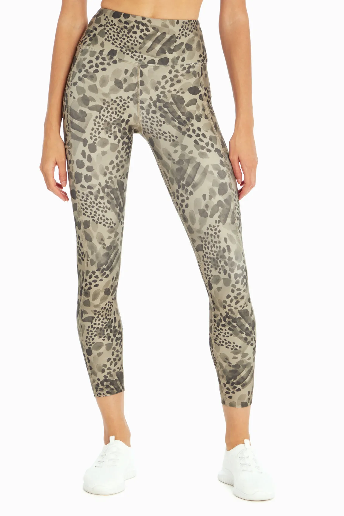 High Rise Side Pocket Ankle Legging