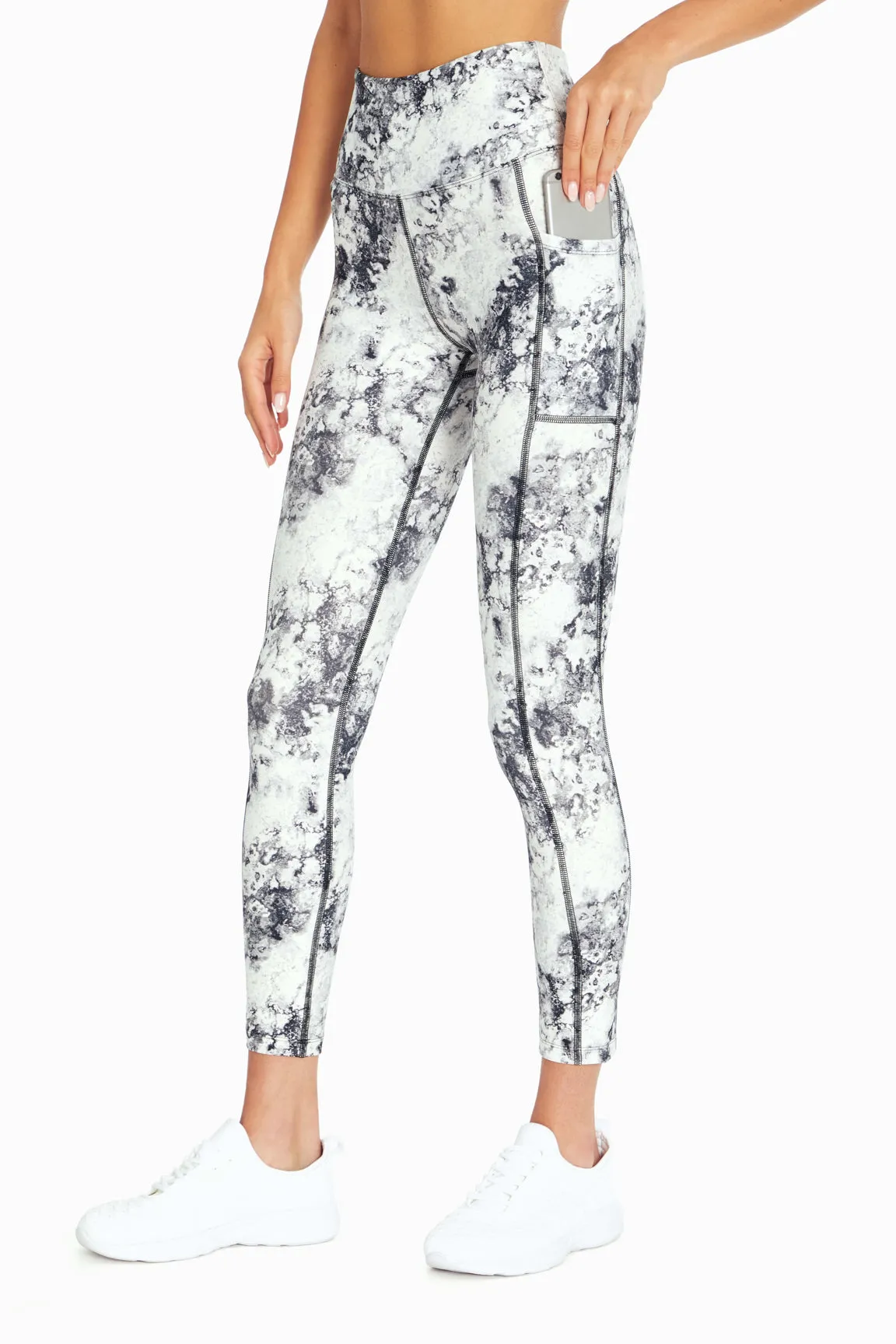 High Rise Side Pocket Ankle Legging
