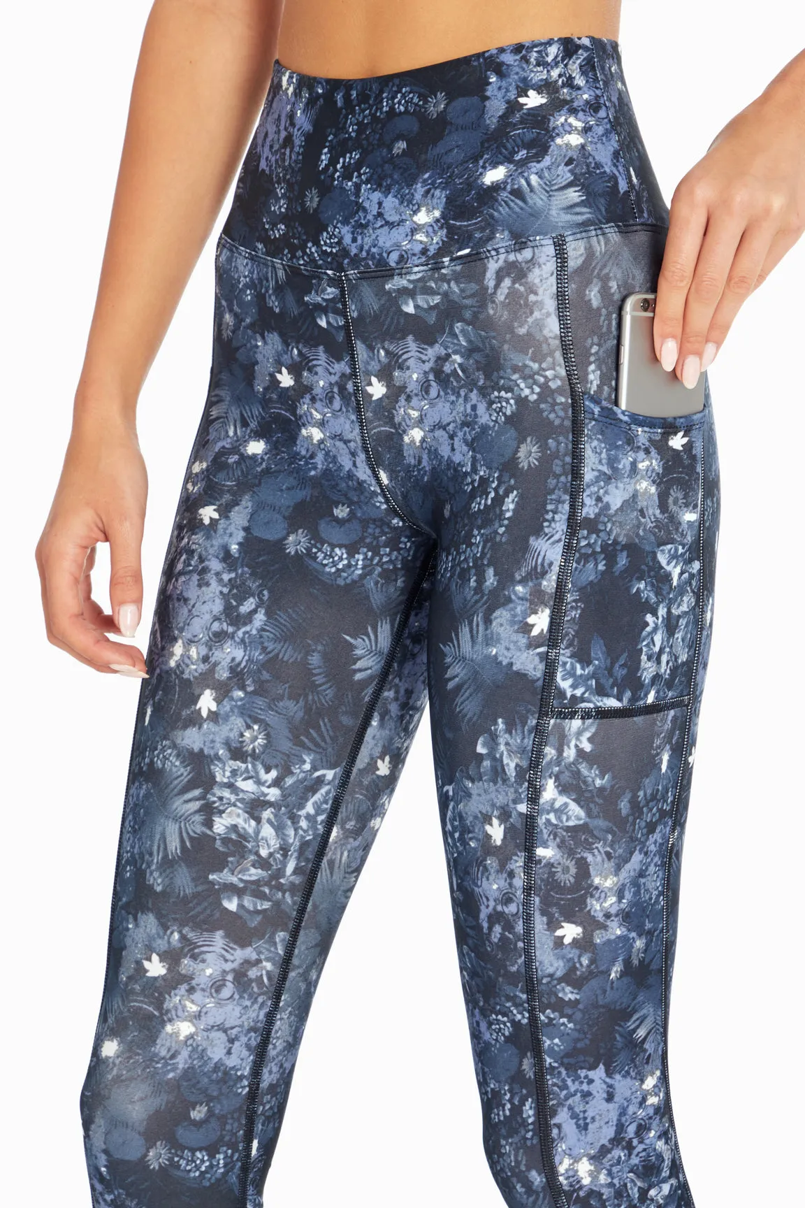 High Rise Side Pocket Ankle Legging