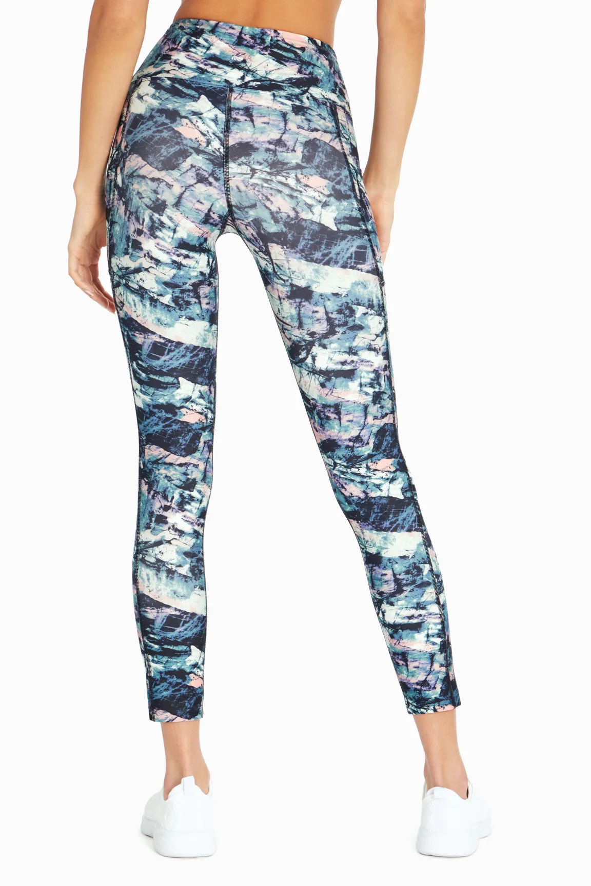 High Rise Side Pocket Ankle Legging