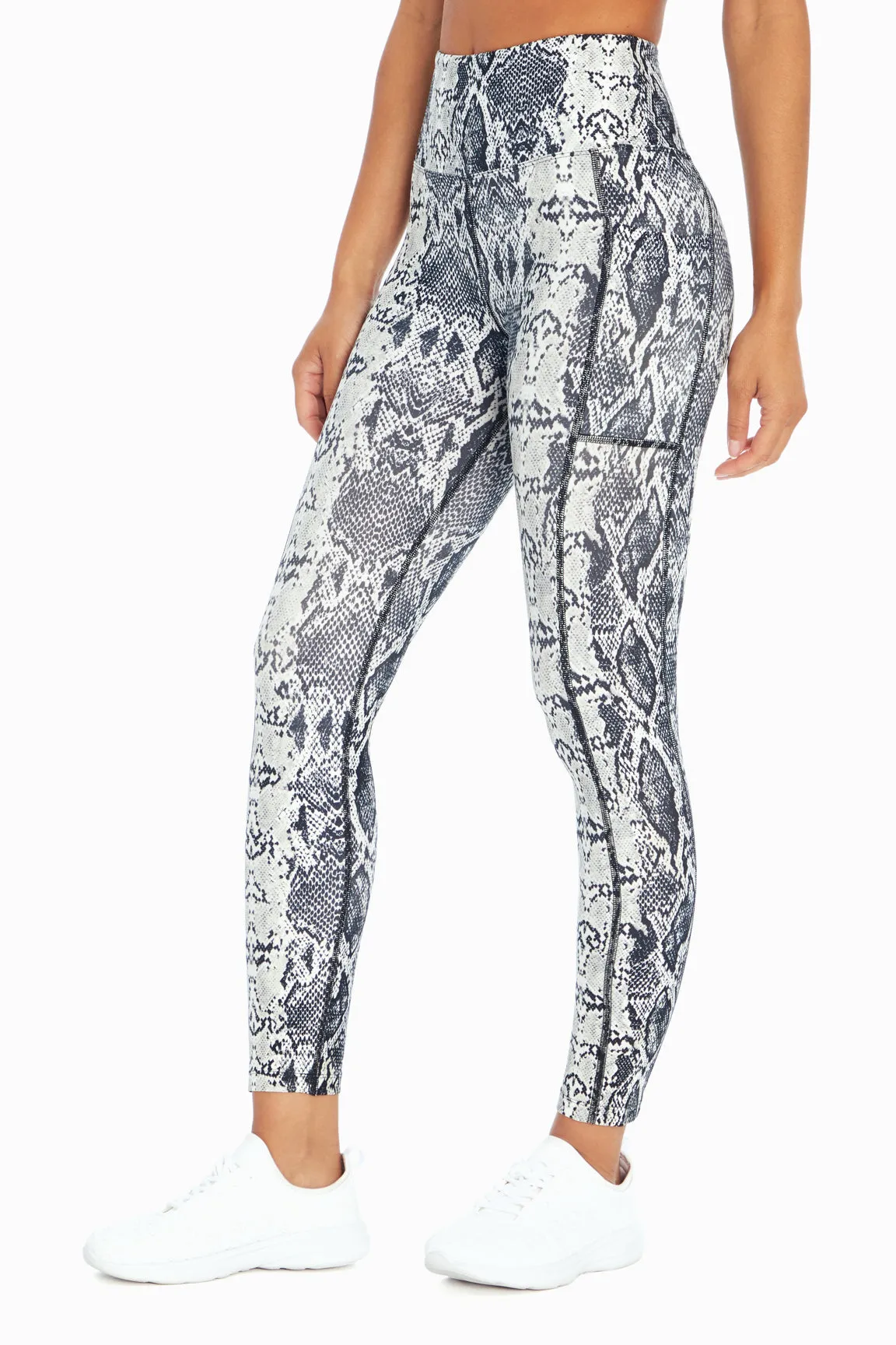 High Rise Side Pocket Ankle Legging