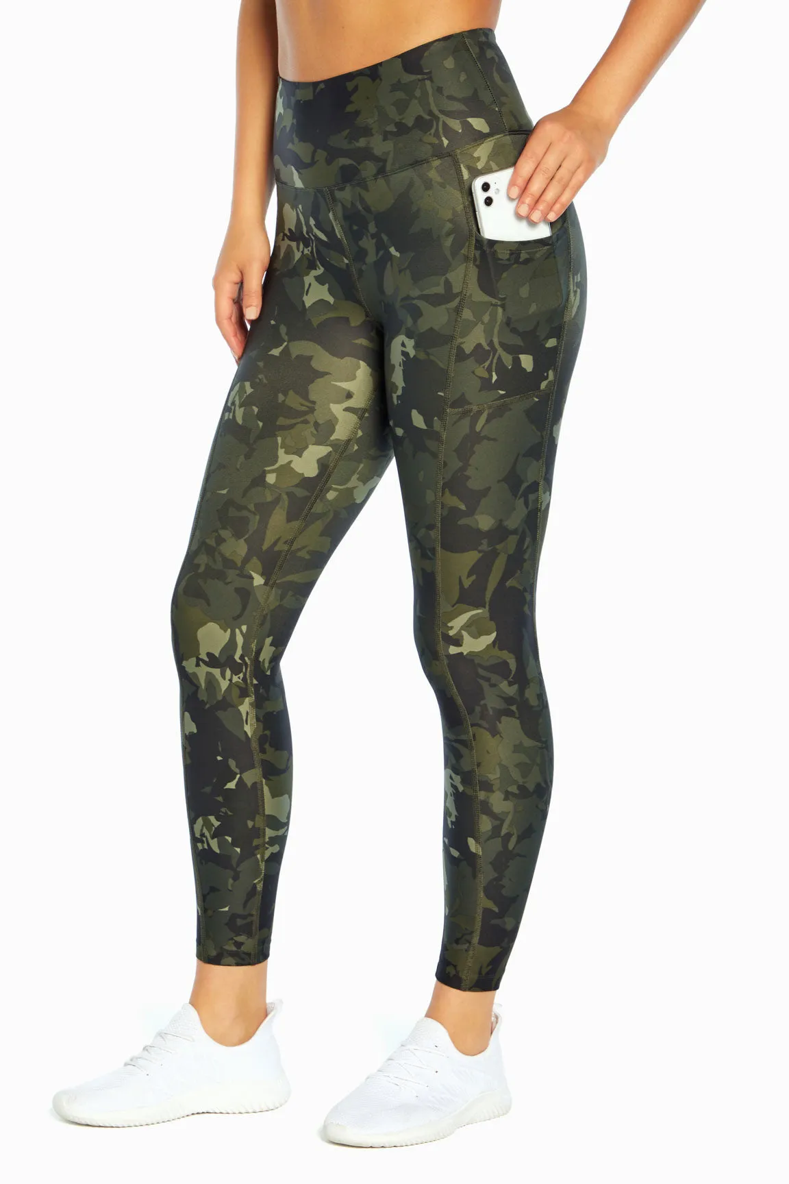 High Rise Side Pocket Ankle Legging