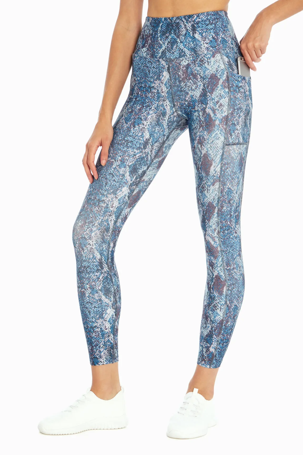 High Rise Side Pocket Ankle Legging