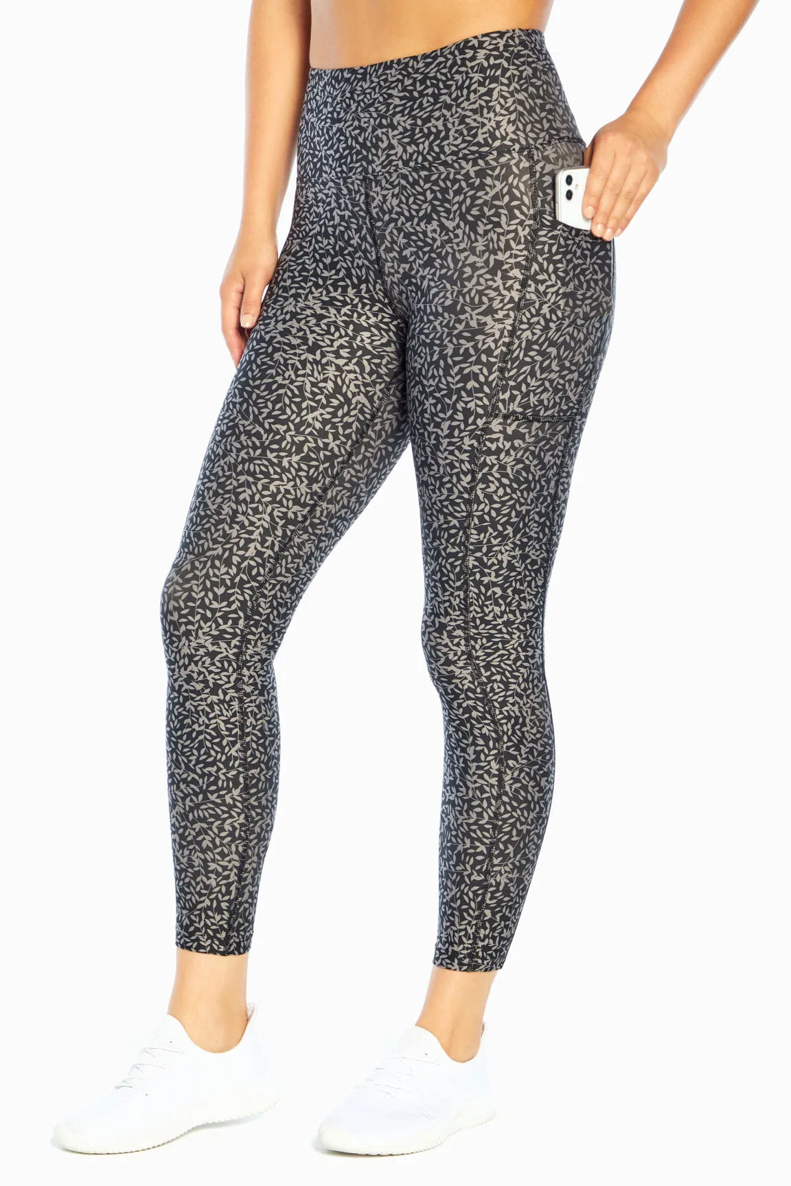 High Rise Side Pocket Ankle Legging