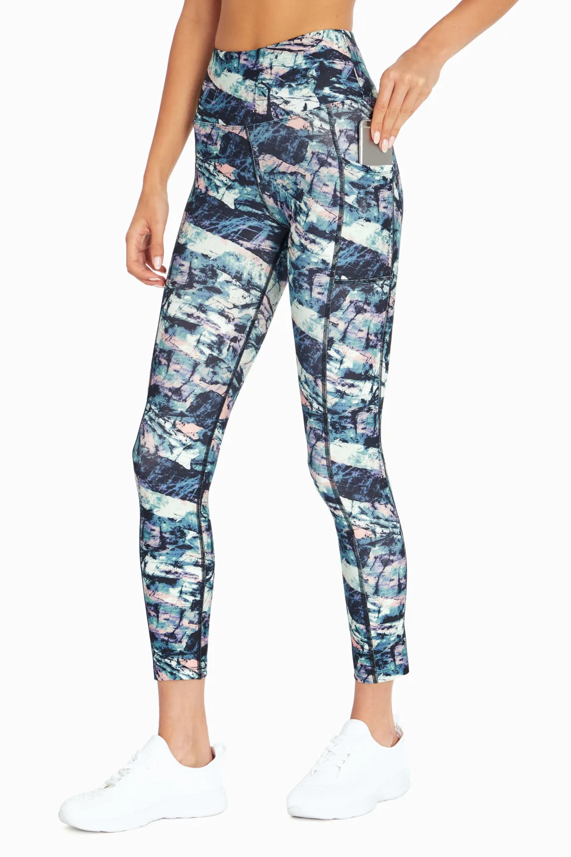 High Rise Side Pocket Ankle Legging
