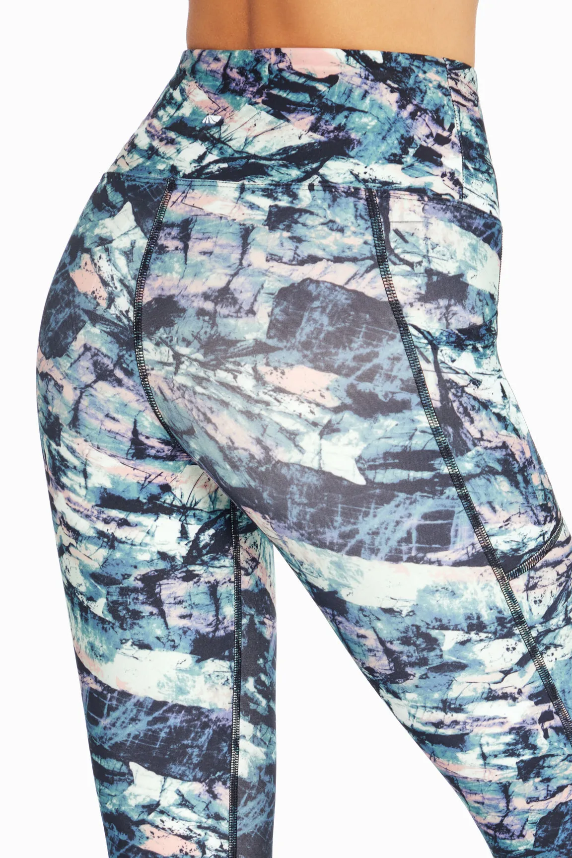 High Rise Side Pocket Ankle Legging