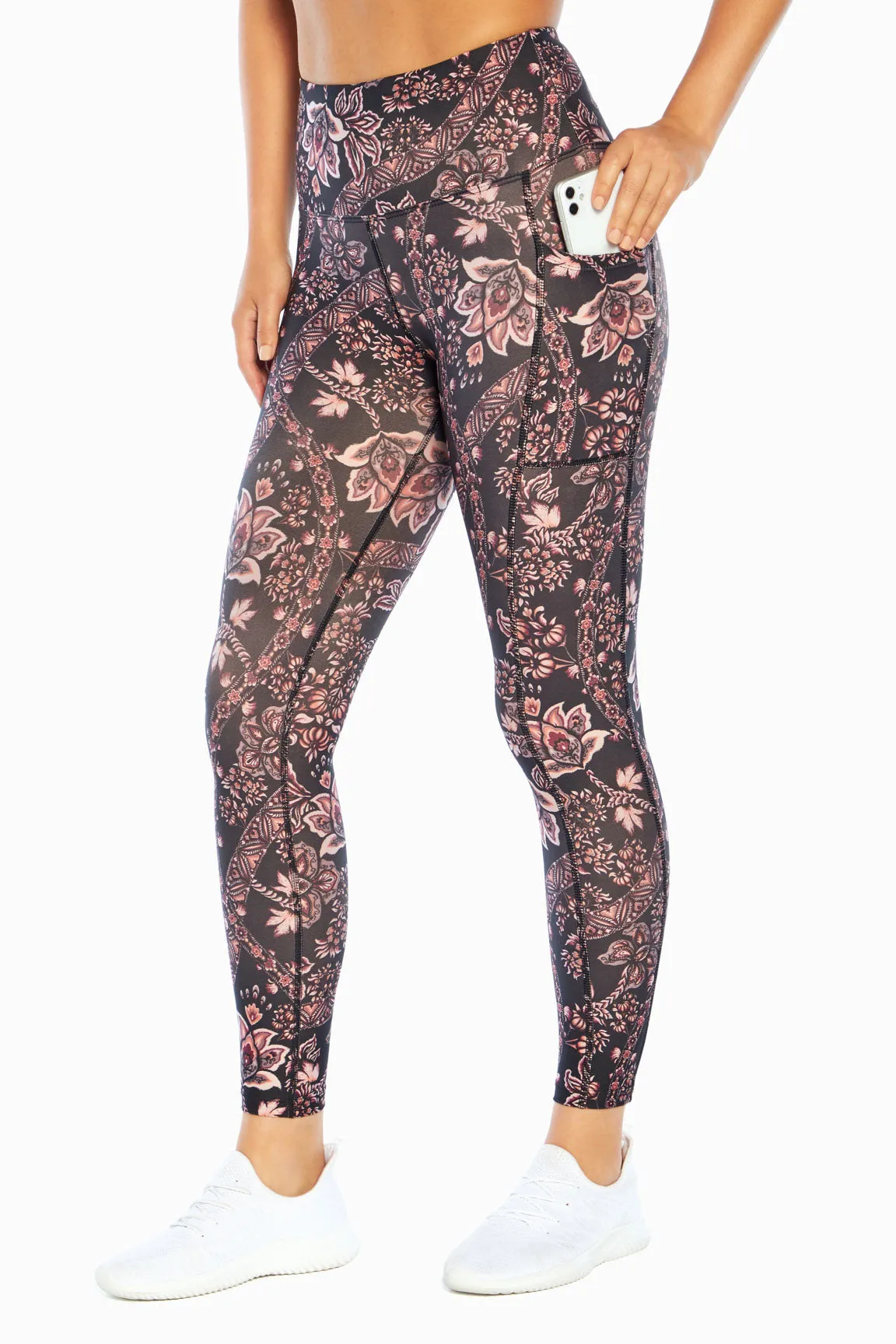 High Rise Side Pocket Ankle Legging