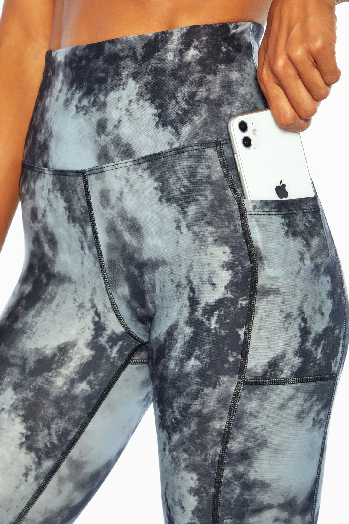 High Rise Side Pocket Ankle Legging