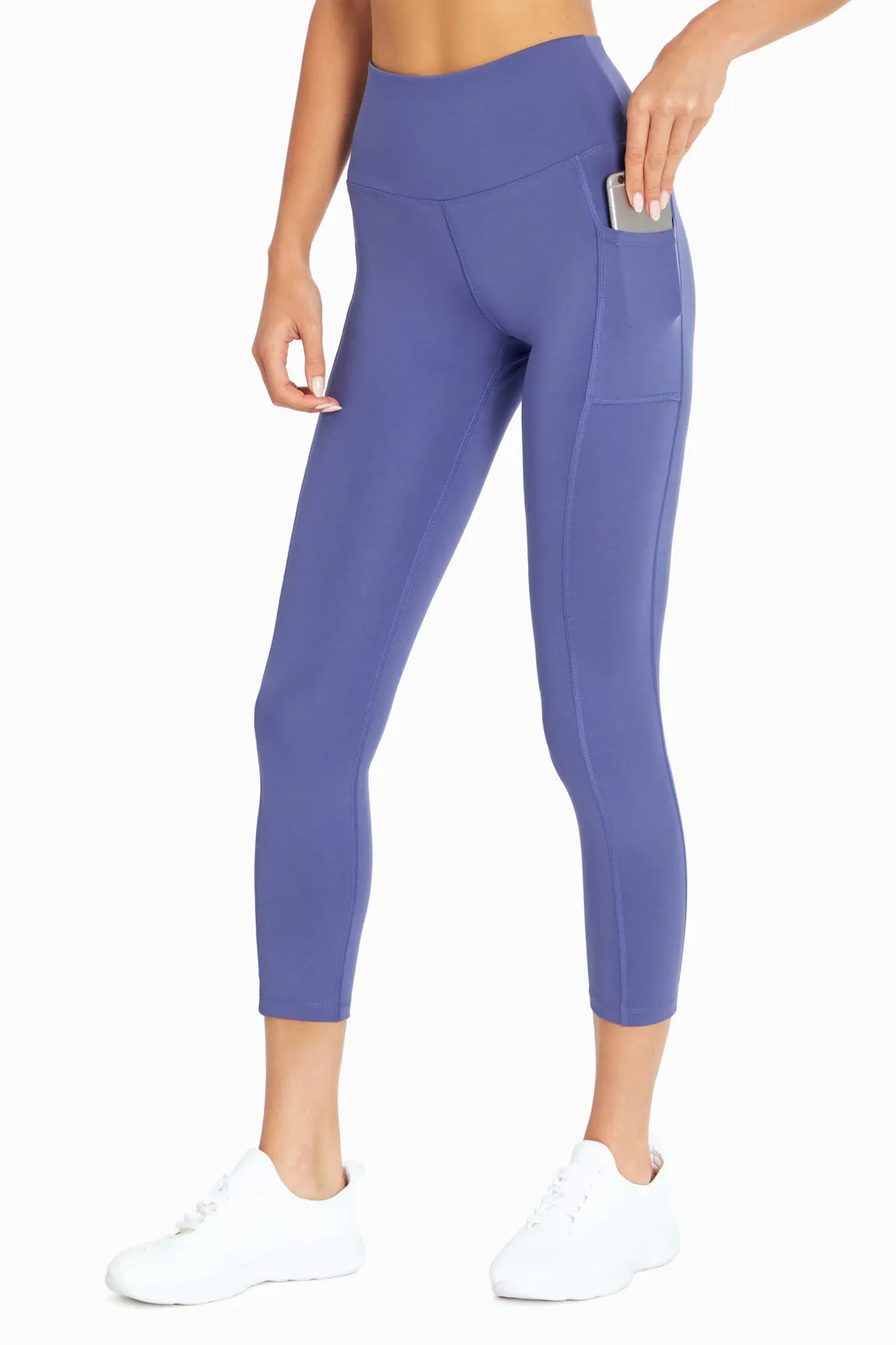 High Rise Side Pocket Ankle Legging