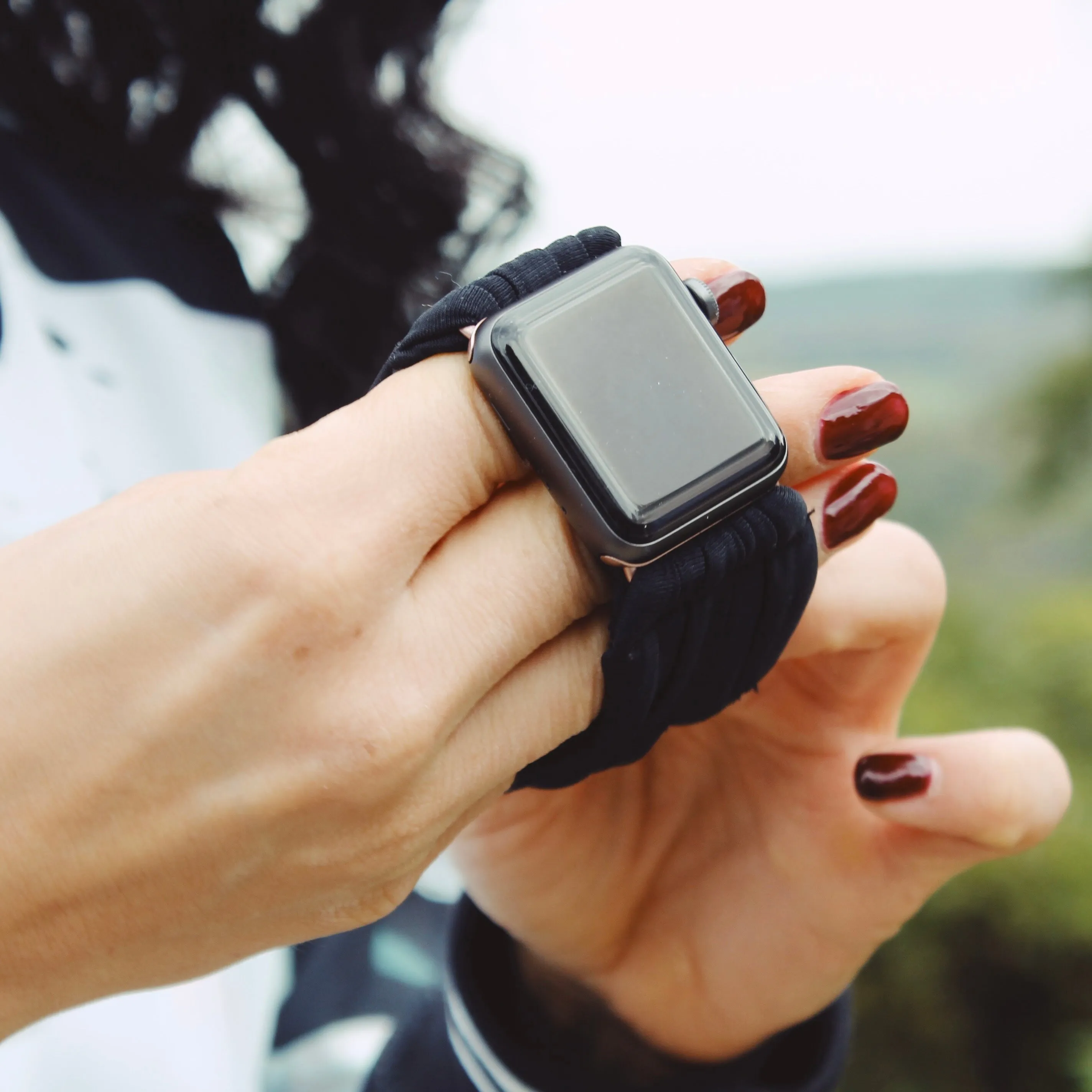 Jet Black Apple Watch Bandit