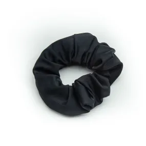 Jet Black Pocket Key Chain Scrunchie No Bow