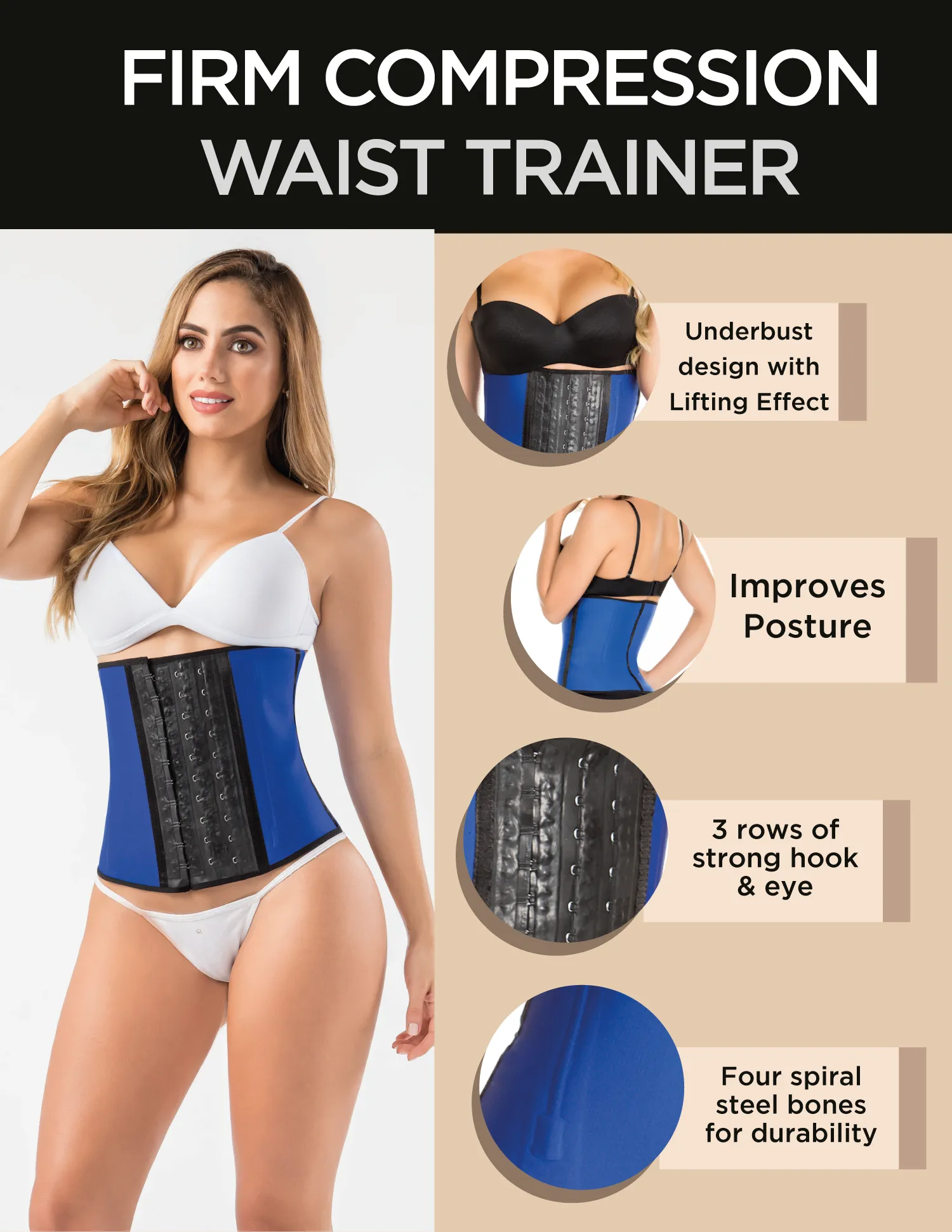 Latex Waist Trainer Cinturilla Lidice