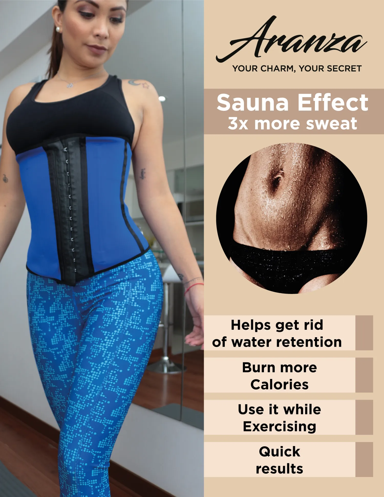 Latex Waist Trainer Cinturilla Lidice