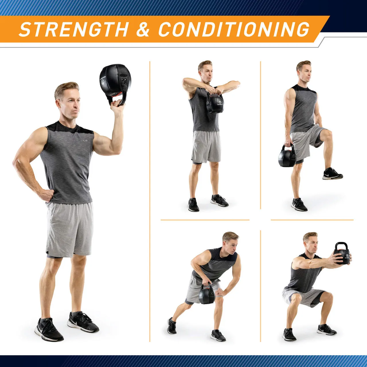 Marcy 40lb Soft Kettlebell | SKB-040