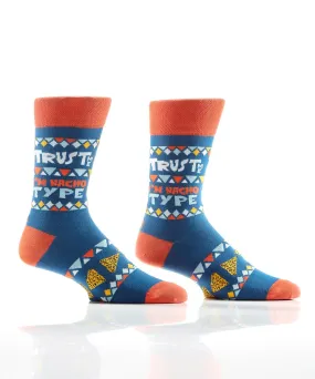 Nacho Type Men's Crew Socks