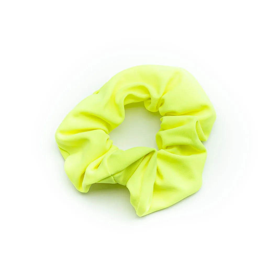 Neon Rave Pocket Key Chain Scrunchie