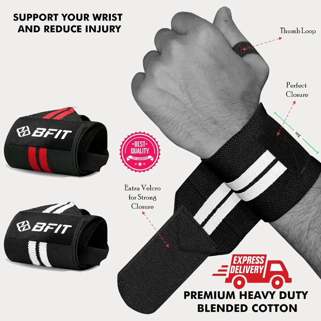Wrist Wraps for Men and Women